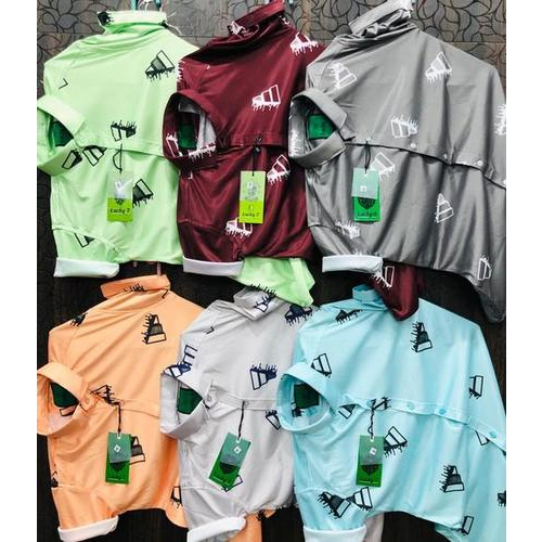 Mens Lycra Printed Shirts