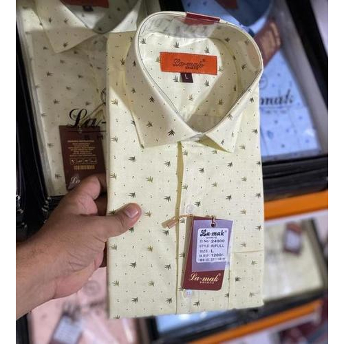 Mens Party Wear Printed Shirt