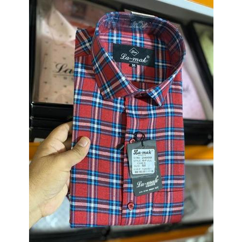 Mens Soft Cotton Check Shirts