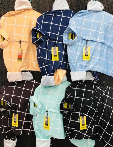 Mens Lycra Casual Shirt
