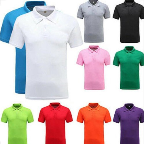 Mens Plain Collar T shirt