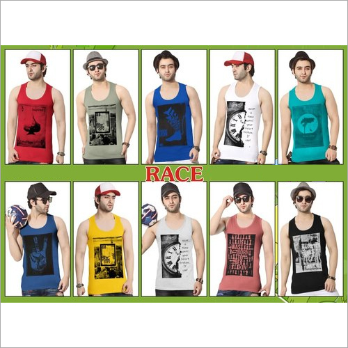 Mens Printed Sando