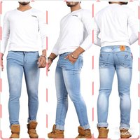 Mens Washed Jeans