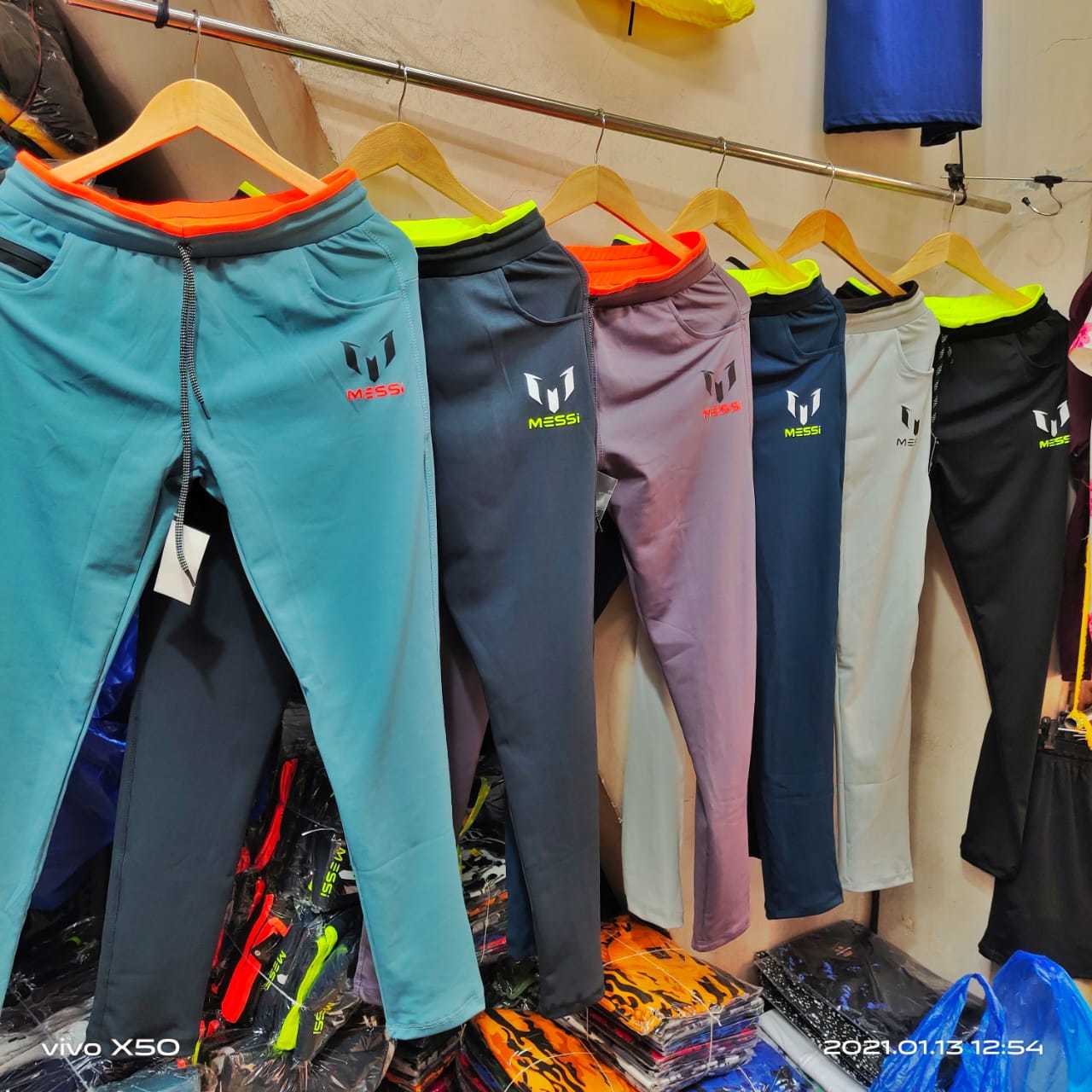 Mens 4 Way Cotton Track Pants