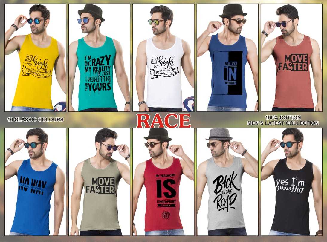 Mens Printed Sando