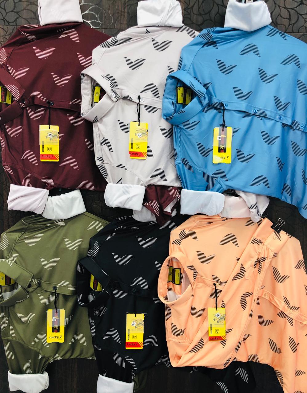 Mens Lycra Full Sleeve Shirts