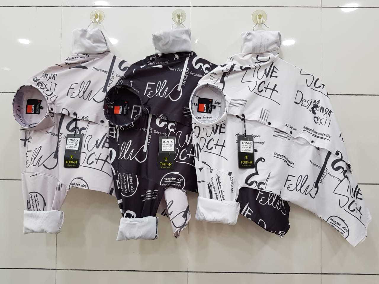 Mens Full Sleeve Designer Print Shirts