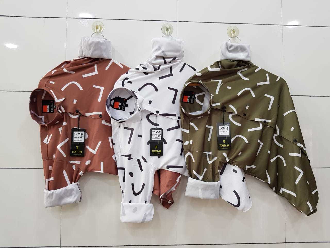 Mens Full Sleeve Designer Print Shirts