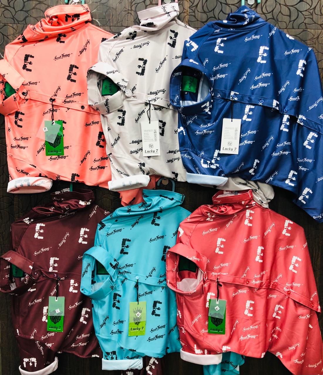 Mens Lycra Printed Shirts