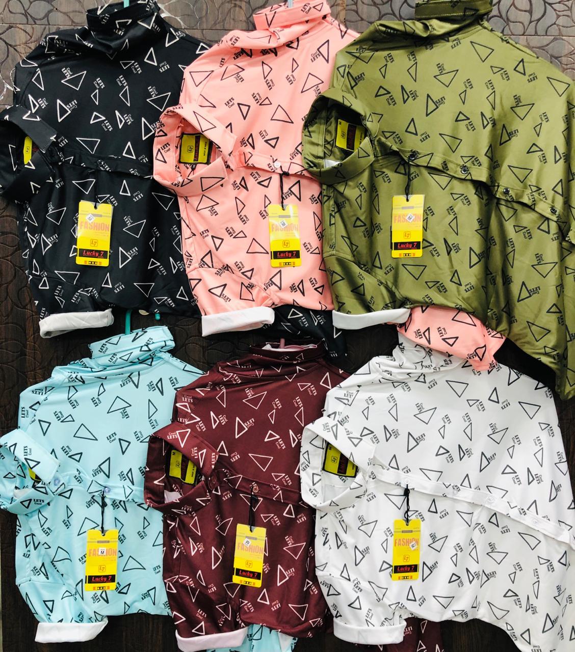 Mens Leaf Printed Shirts