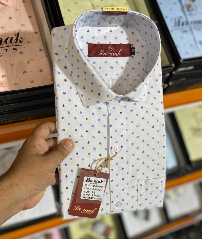 Mens Dotted Print Shirts