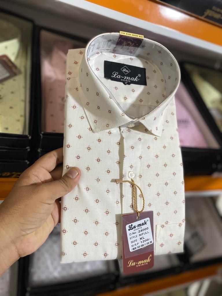 Mens Cotton Printed Shirt