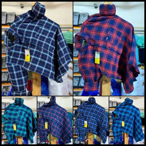 Men Cotton Check Shirt