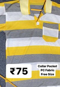 Collar Pocket T Shirt
